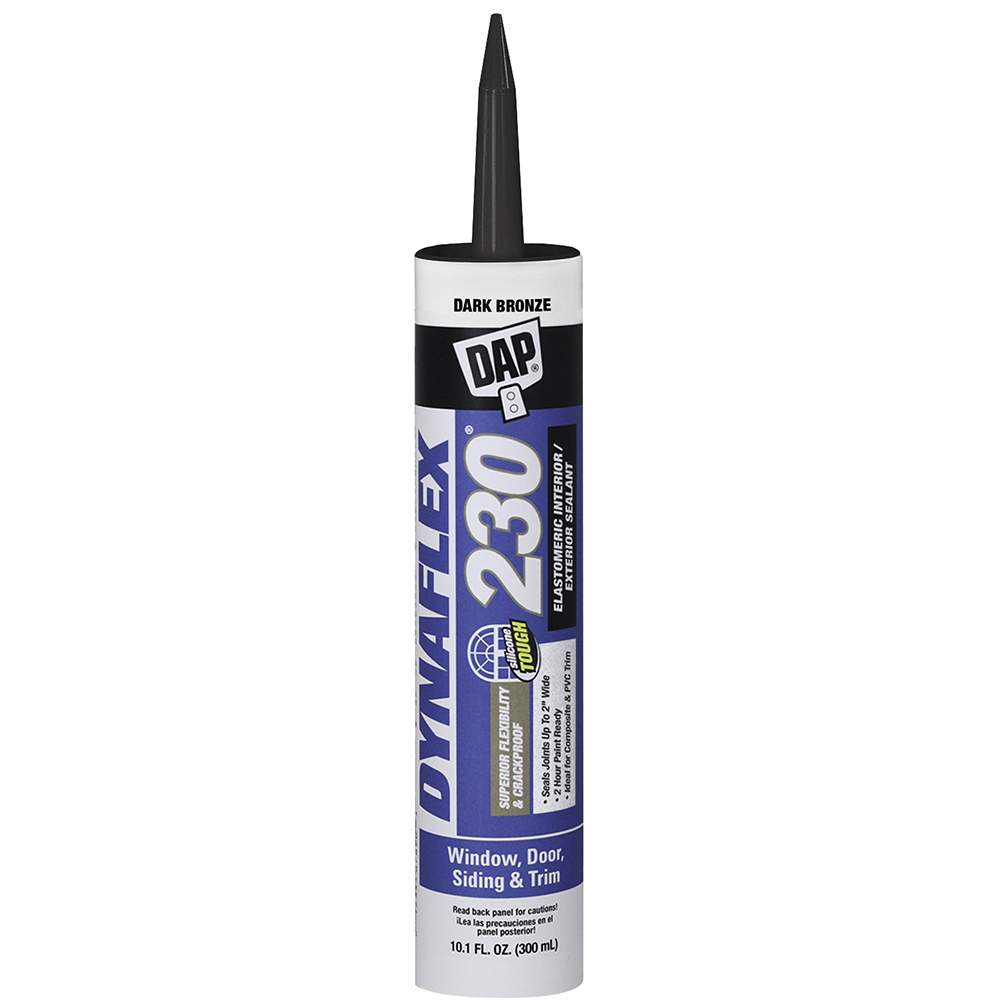 396‐Pack of 10.1 Oz Dap 18303 Dark Bronze Dynaflex 230 Premium Elastomeric Latex Sealant - Image 2