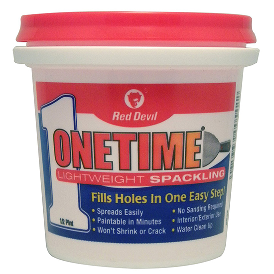 1/2 Pt Red Devil 542 Onetime Lightweight Spackling