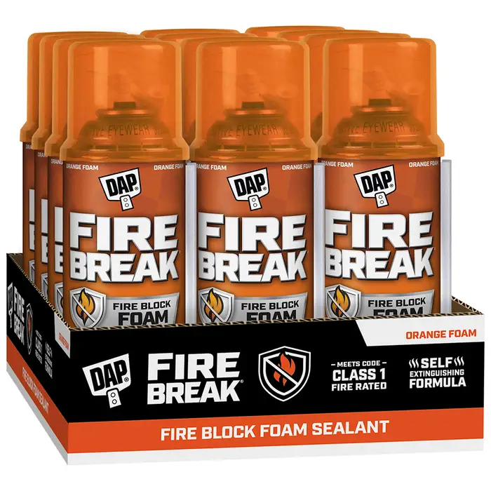 36‐Pack of 12 Oz Dap 501212 Touch ’N Foam FireBreak Fire Block Foam Sealant - Image 2