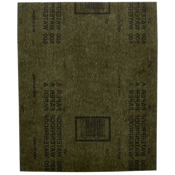 9" x 11" Norton 48058 SandWet Wet or Dry Sanding Sheets 600-Grit Handy-Pack - Image 2