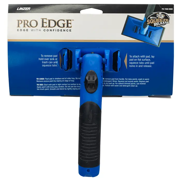 9” Linzer PD 7200‐0900 Blue Pro Edge Exterior Corrugated Pad Painter