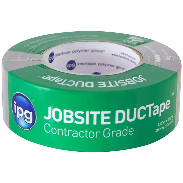 1‐Roll of 1.88” x 60 Yds Intertape 6700 Jobsite Silver General Purpose Duct Tape