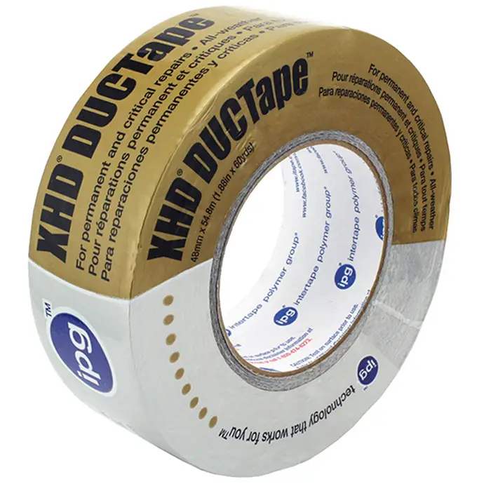Pallet (648‐Rolls) of 1.88” x 60 Yds Intertape 9600 XHD Silver All Weather Duct Tape