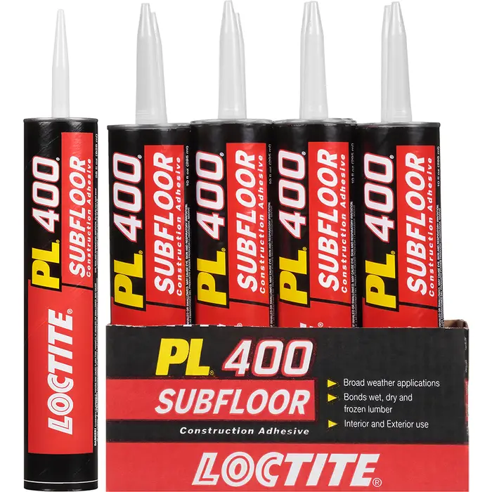 12 Pack of 28 Oz Loctite 1602142 PL 400 Heavy Duty Subfloor Construction Adhesive - Image 2
