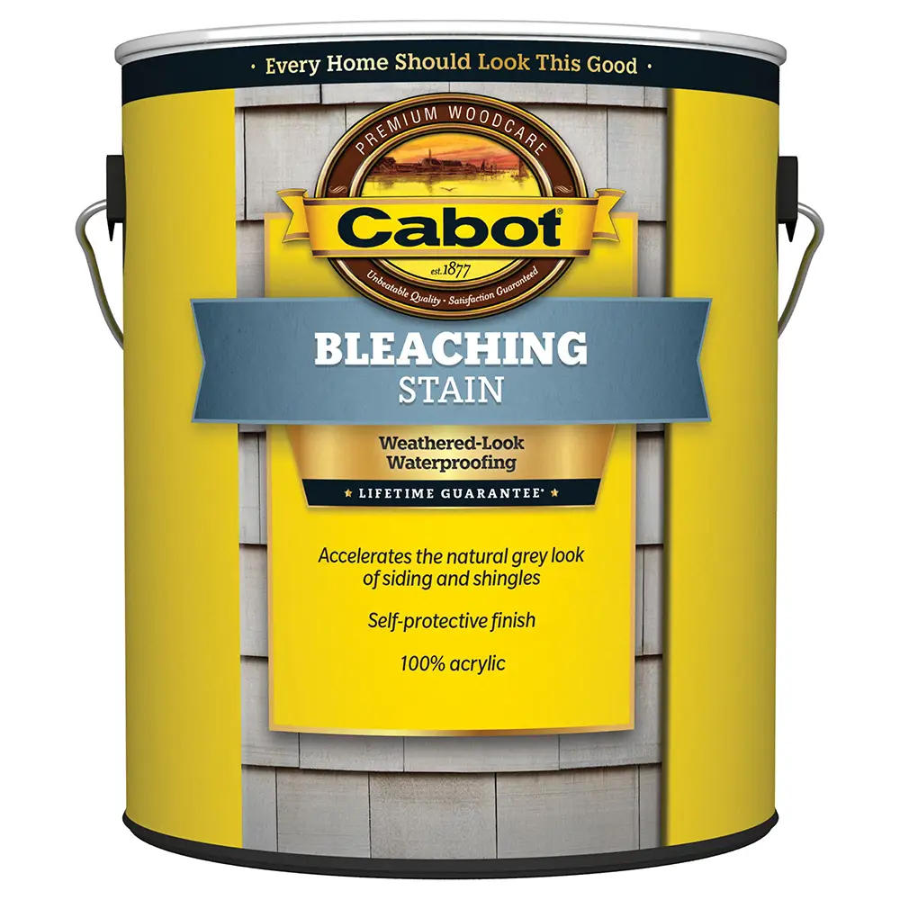 Cabot Bleaching Stain, Weathered-Look Waterproofing, 1 Gallon HE