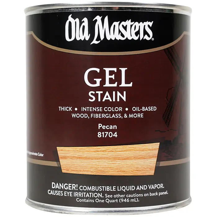 Qt Old Masters 81704 Pecan Gel Stain Oil-Based Stain