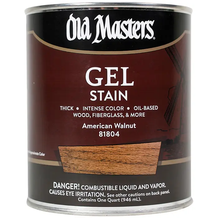 Qt Old Masters 81804 American Walnut Oil‐Based Gel Stain