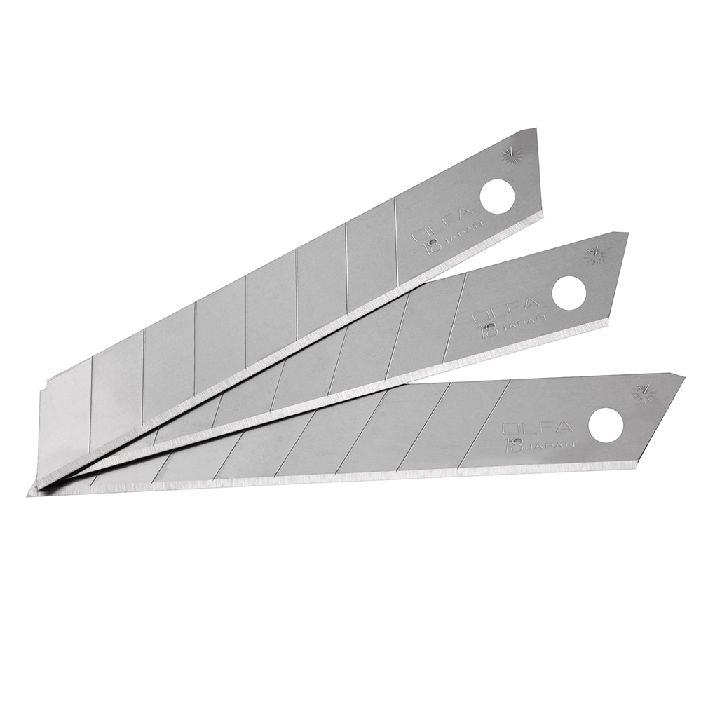 18mm Olfa LB-10B Heavy Duty 8-Point Snap-Off Blades, 10-Pack - Image 4