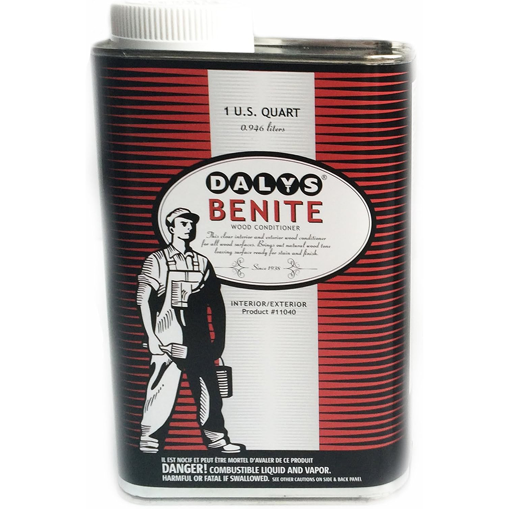 6‐Pack of 1 Qt Daly’s 11040 Clear Benite Penetrating Wood Conditioner