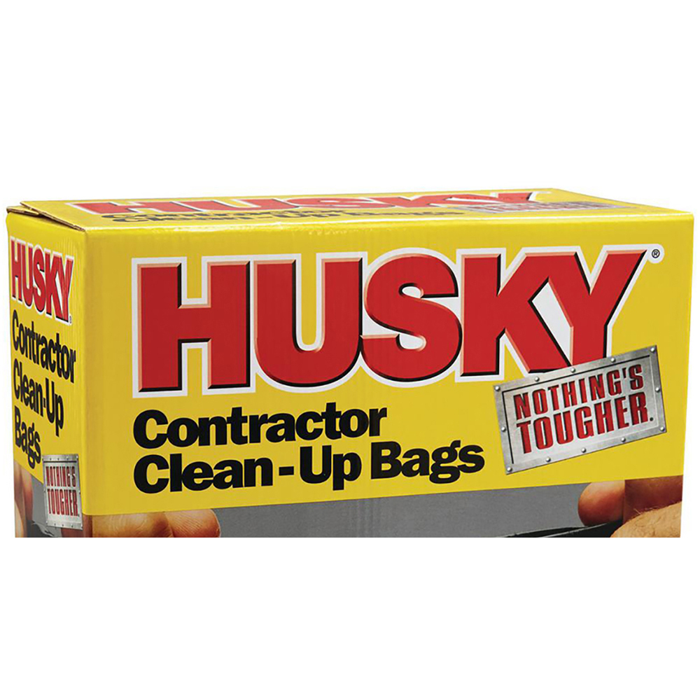 10‐Pack of 42 Gal Poly ‐ America HK42WC032B‐M Husky 3‐Mil Contractor Trash Bag, 32‐Count - Image 2