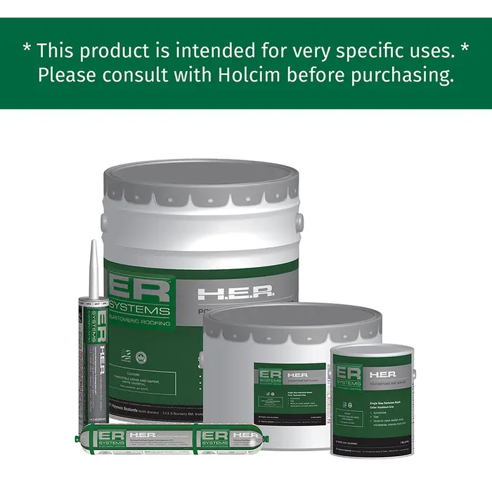Gal ERSystems URETHER22G4 Aluminum Gray H.E.R. Polyurethane Roof Sealant - Image 2