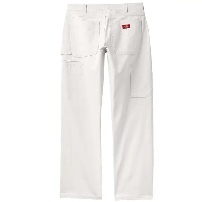 2‐Pack of 30W X 34L Dickies A861G0WH3034 White Painter’s Pants Men’s Relaxed Fit, Cotton - Image 2