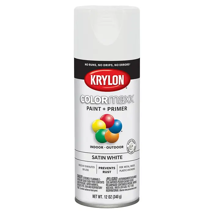 12 Oz Krylon K05577007 White COLORmaxx Paint & Primer