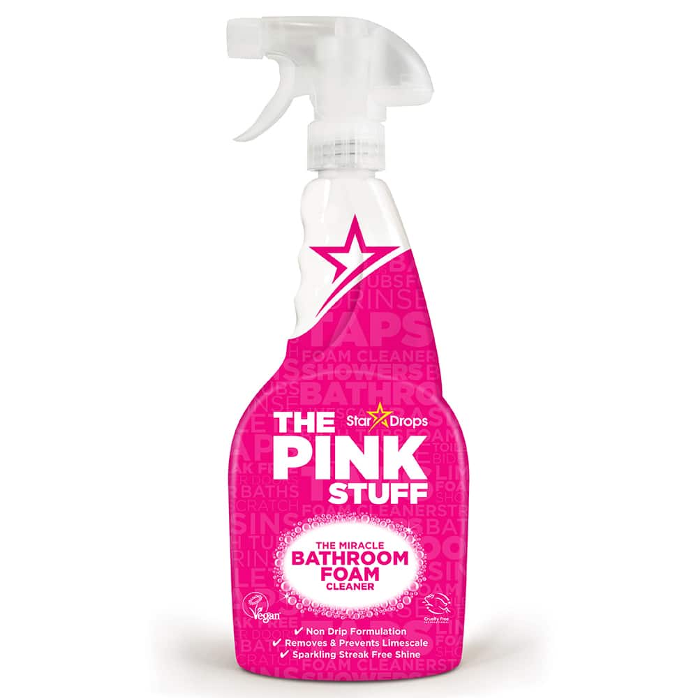 2-Pack of 25.4 Oz Rust-Oleum 82383 The Pink Stuff Miracle Bathroom Foam Cleaner