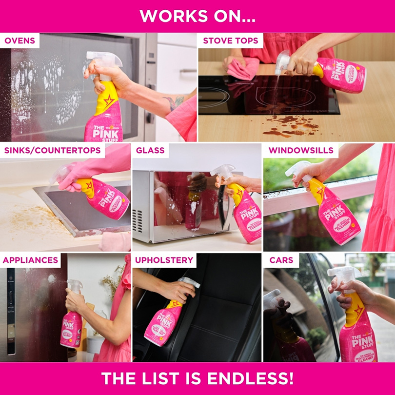 6-Pack of 25.4 Oz Rust-Oleum 82382 The Pink Stuff Miracle Multi-Purpose Cleaner - Image 2