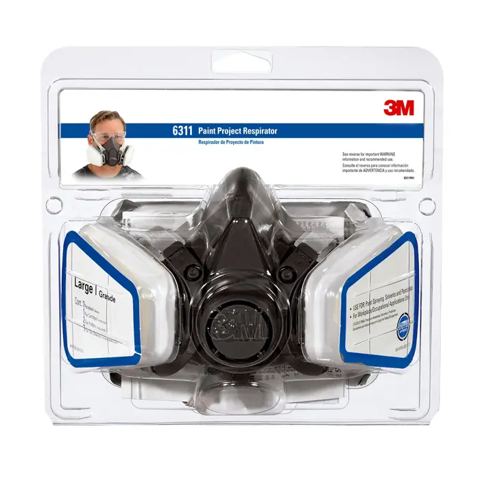 Large 3M 6311PA1-A Performance Reusable Paint Project Respirator