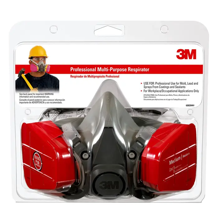 Medium 3M 62023HA1-C Professional Multi-Purpose Respirator