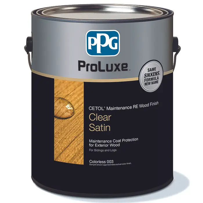 Gal ProLuxe SIK61003 Clear Maintenance RE Reduced Emissions Maintenance Coat Protection for Exterior Wood, Satin