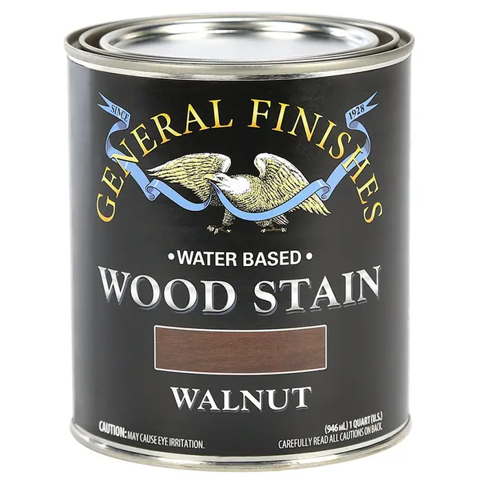 Qt General Finishes WWQT Walnut Wood Stain Water‐Based Penetrating Stain