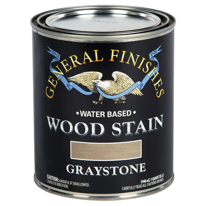 Qt General Finishes WQQT Graystone Wood Stain Water‐Based Penetrating Stain