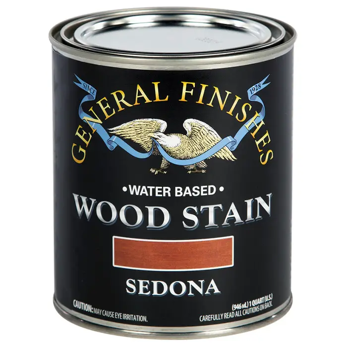 Qt General Finishes WSQT Sedona Wood Stain Water‐Based Penetrating Stain