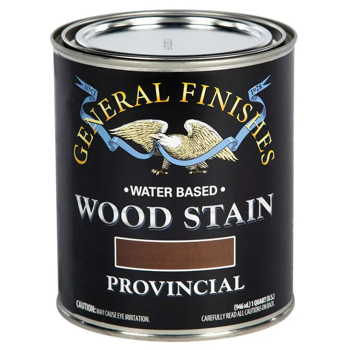 Qt General Finishes WVQT Provincial Wood Stain Water‐Based Penetrating Stain