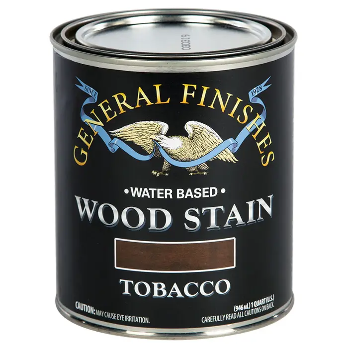 Qt General Finishes WTTQ Tobacco Wood Stain Water‐Based Penetrating Stain