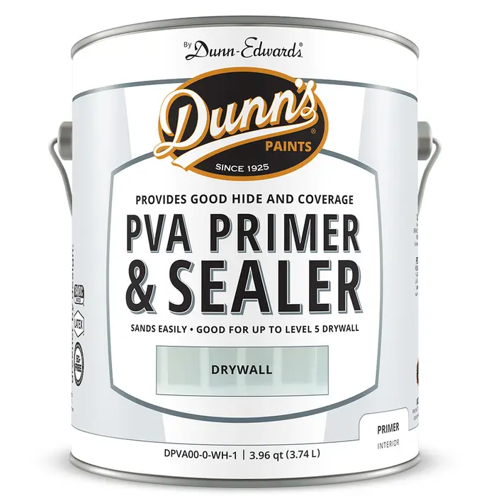 Pallet (180 ct) of 1 Gal Dunn’s Paints DPVA00‐0‐WH‐1 White PVA Drywall Primer/Sealer