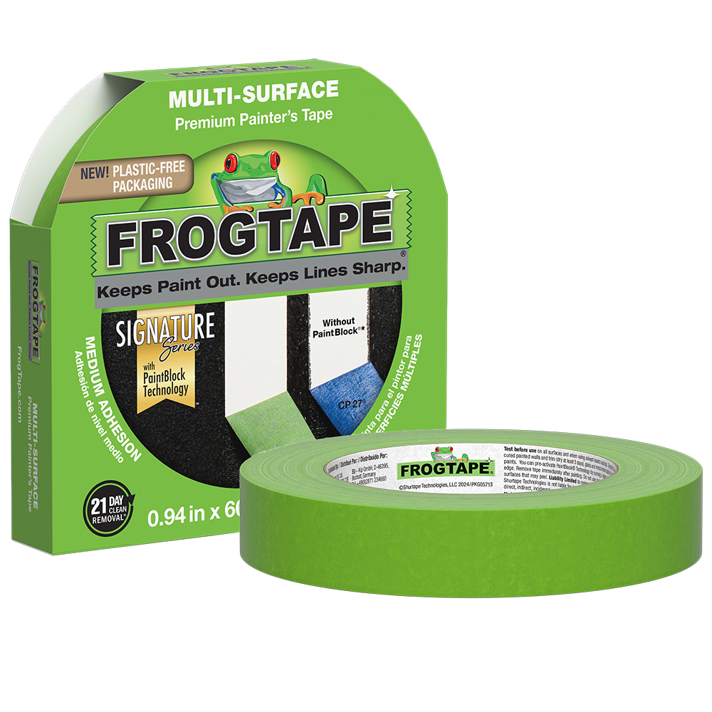 Pallet (1120‐Rolls) of .94″ x 60 Yds Shurtape 106097 Green FrogTape CF 120 Multi-Surface Painter’s Tape