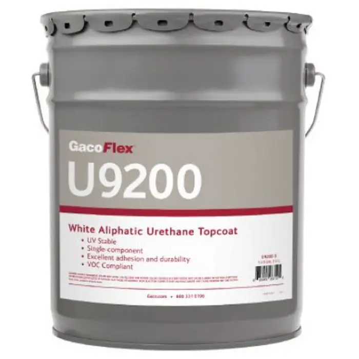 5 Gal Gaco U9200‐5 White GacoFlex Aliphatic Urethane Topcoat