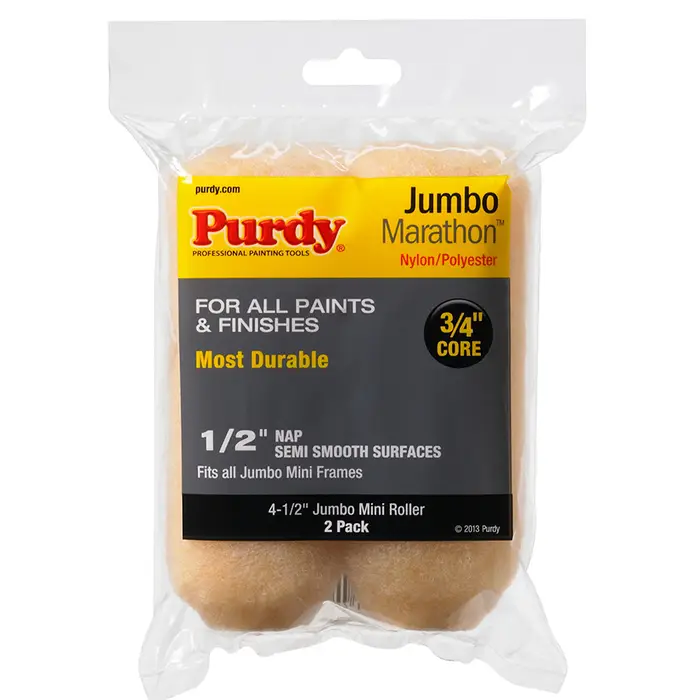 Purdy Jumbo Marathon Sleeve 4 1/2" Roller 3/4" Core 1/2" Nap 2 P
