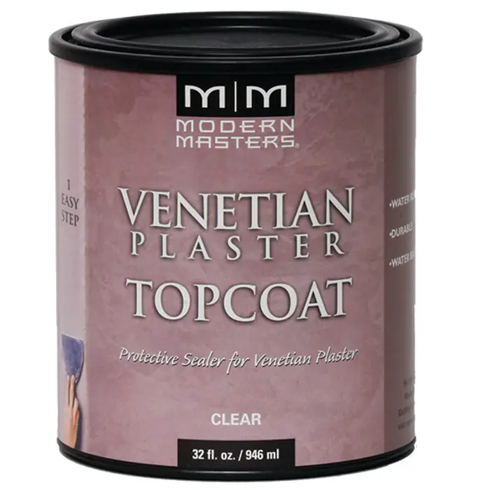 Qt Modern Masters VP300 Clear Venetian Plaster Water‐Based Venetian Plaster Topcoat