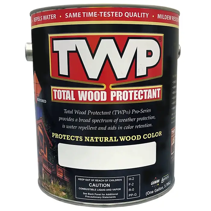 Pallet (180 ct) of 1 Gal Gemini TWP102 Redwood TWP 100 Series Total Wood Protection