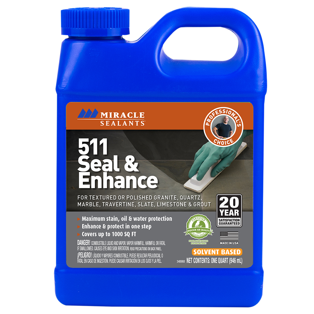 8-Pack of 1 Qt Miracle Sealants Clear 511 Seal & Enhance SEENQT6