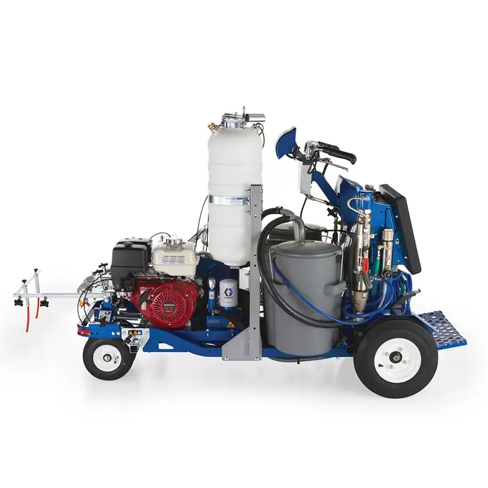 Graco 17H474 LineLazer V 250DC HP Reflective Series Self‐Propelled Gas Hydraulic Airless Line Striper, 3 Auto Guns, 2 Tanks - Image 3