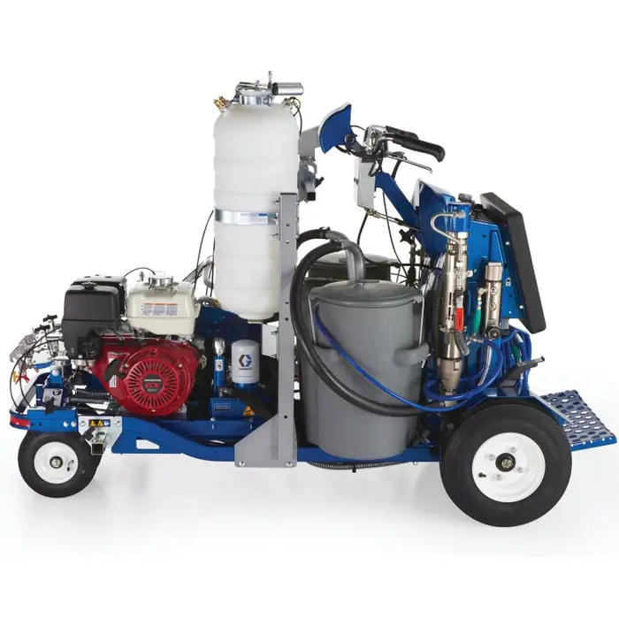 Graco 25D344 LineLazer V 250DC HP Reflective Series Self‐Propelled Gas Hydraulic Airless Line Striper, 3 Auto Guns, 2 Tanks, LazerGuide 3000 - Image 3