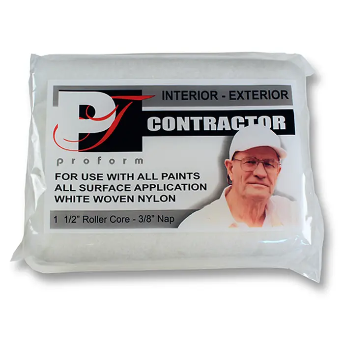 9″ x 3/8″ Nap Proform C-ROL-3/8-3PK Contractor Woven Nylon Roller Cover 3-Pack
