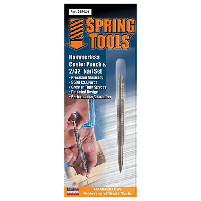 30‐Pack of 2/32” Spring Tools 32R02‐1 Spring Tools Nail Set and Counter Punch