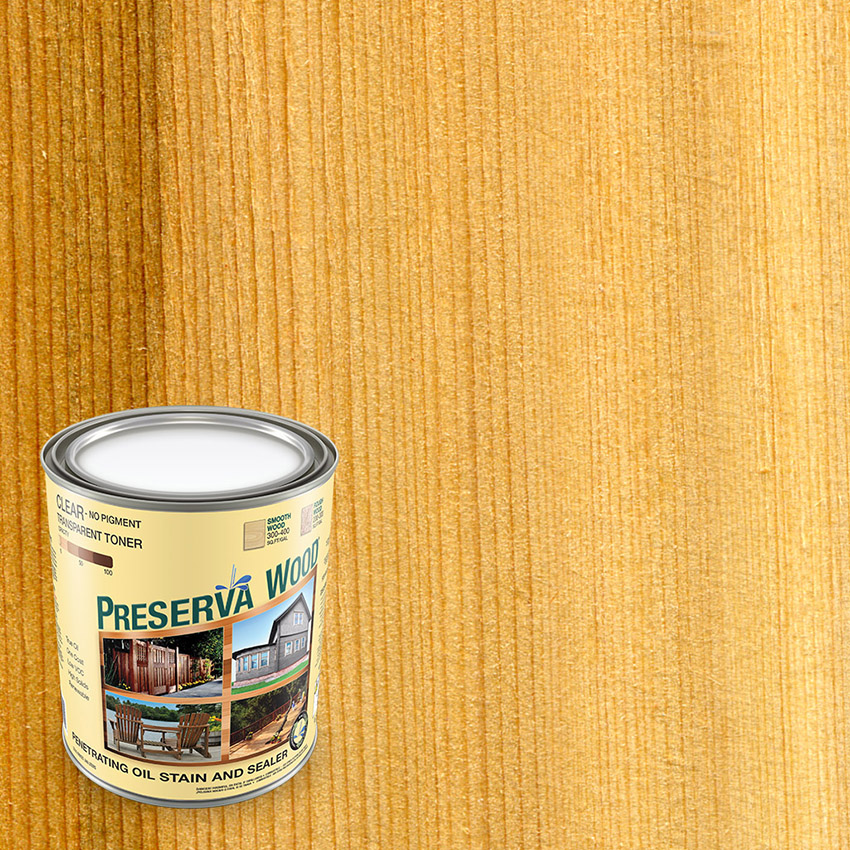 6‐Pack of 1 Qt Preserva Products, Ltd. 42501 Preserva Wood Clear Transparent Preserve and Protect Stain and Sealer - Image 2