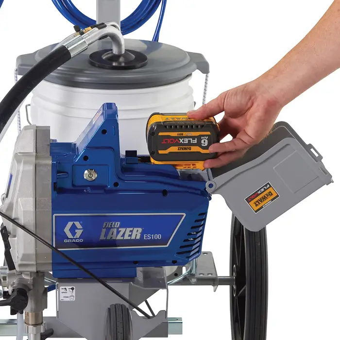 Graco 25U542 FieldLazer ES100 Electric Start Battery‐Powered Airless Field Striper - Image 5