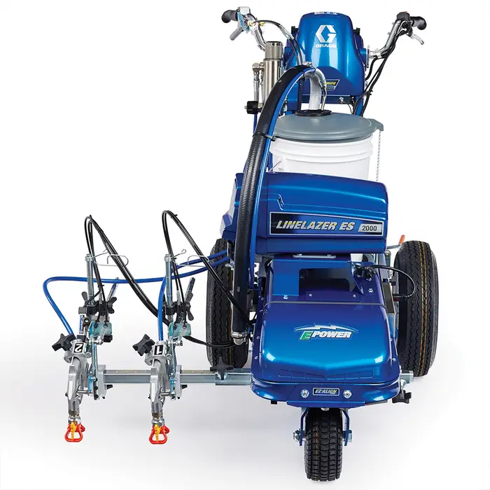 Graco 25U680 LineLazer V ES 2000 Electric Start HP Automatic Series Battery‐Powered Airless Line Striper, 2 Auto Guns - Image 3