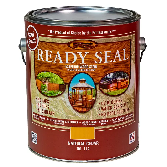 Gal Ready Seal 370012 Natural Cedar Exterior Stain and Sealer For Wood
