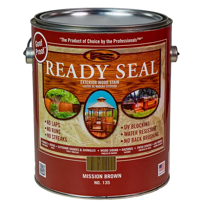Gal Ready Seal 370026 Mission Brown Exterior Stain and Sealer For Wood