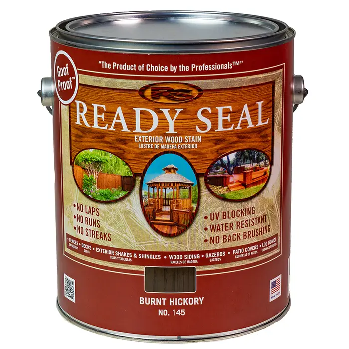 Gal Ready Seal 370029 Burnt Hickory Ready Seal Exterior Stain and Sealer For Wood