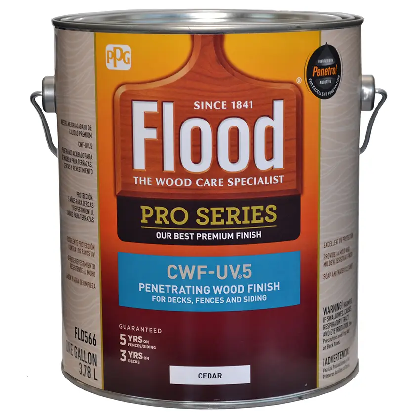 Gal Flood FLD566 Cedar CWF‐UV5 Exterior Clear Wood Finish