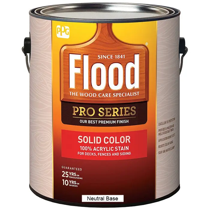 Pallet (180 ct) of 1 Gal Flood FLD820 White Pro Series Pastel Base Solid Color Acrylic Stain