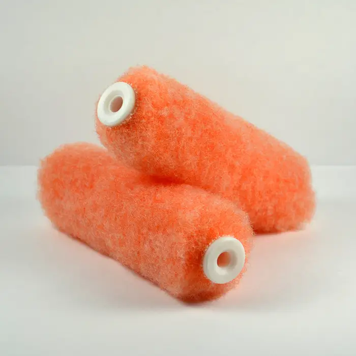 4" x 3/8" Nap Pro Solutions 44384 Polyester Mini-Roller Cover, 2-Pack - Image 2