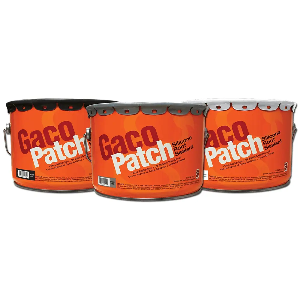 Pallet (60 ct) of 2 Gal Gaco GP1570-2 Tan GacoRoof Silicone Roof Patch