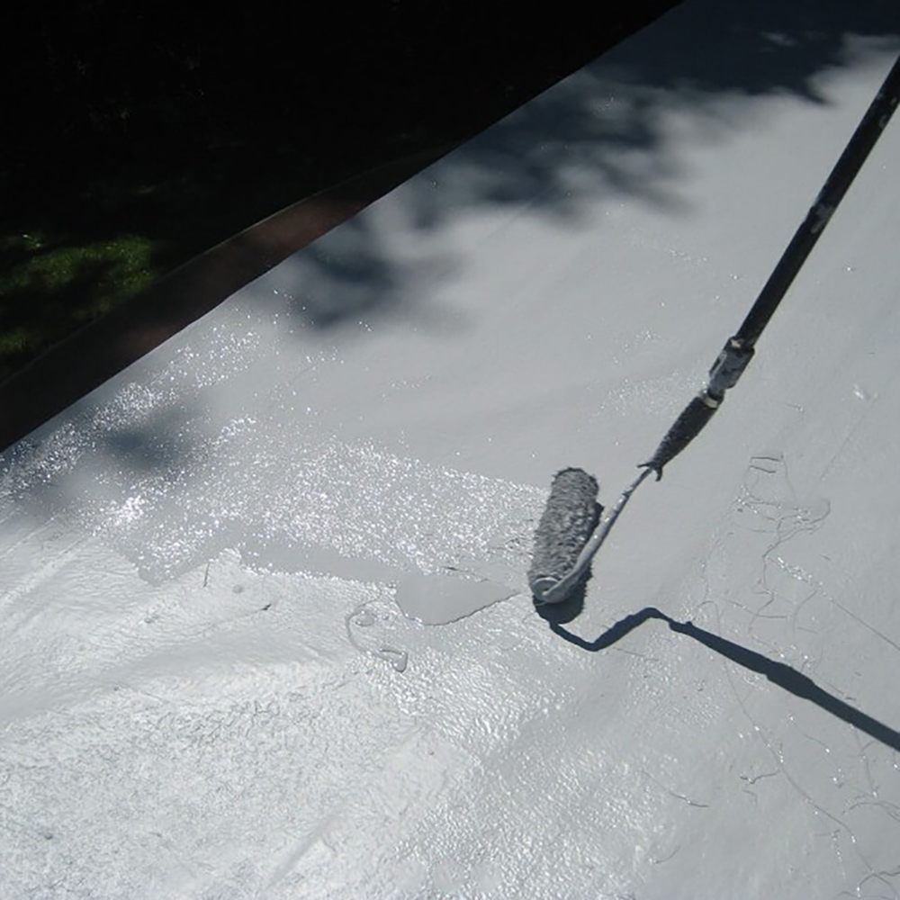 5 Gal Gaco GR1628-5 Gray GacoRoof Silicone Roof Coating - Image 5