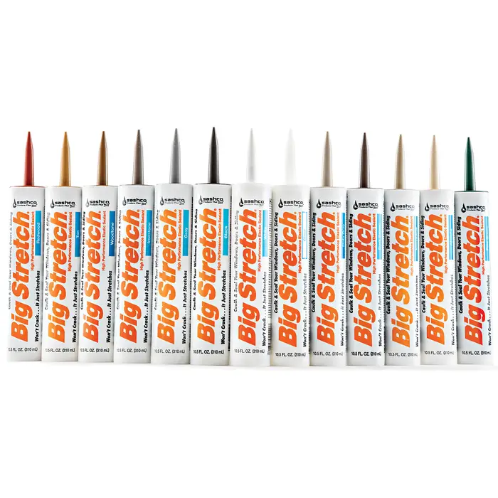 12‐pack of 10.5 Oz Sashco 10016 White Big Stretch Water‐Based Elastomeric Sealant - Image 4